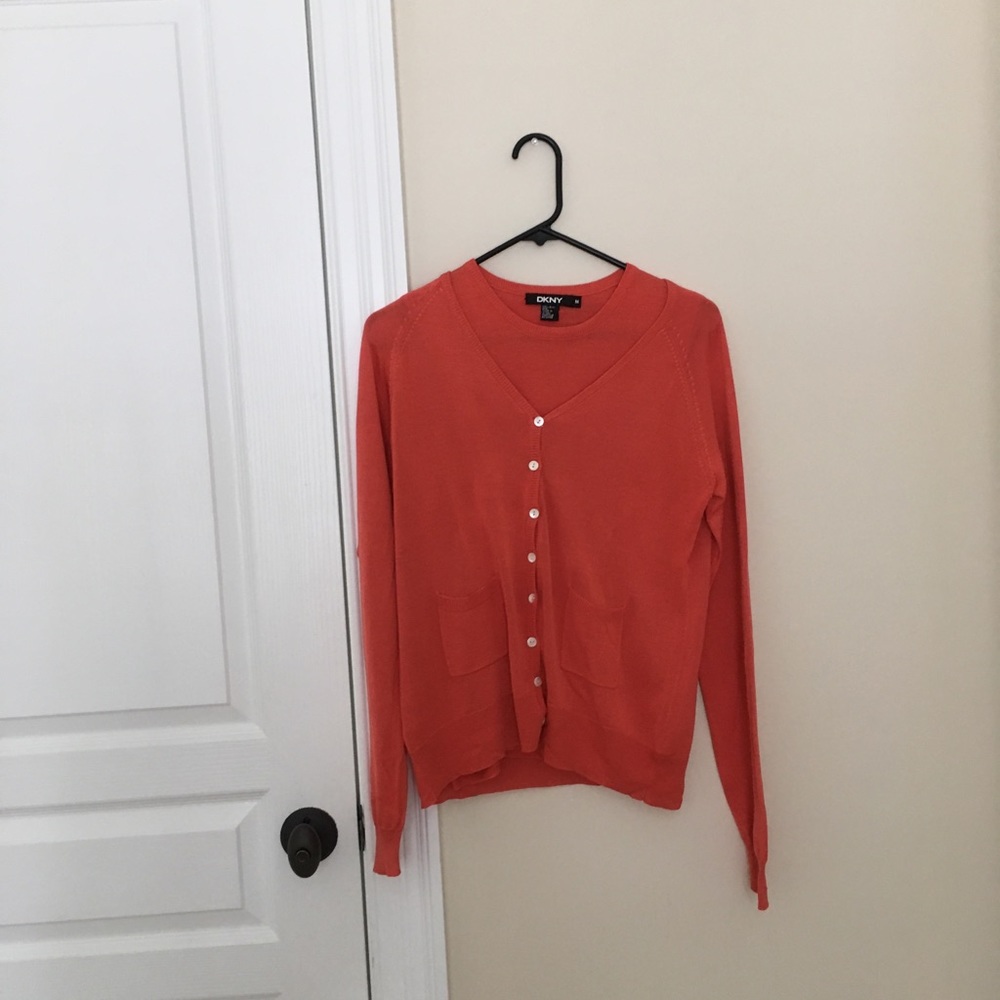 DKNY Silk Cardigan Set